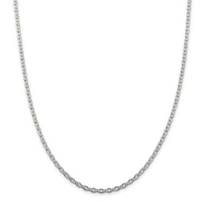 3.5mm Cable Chain 36 Inch Sterling Silver QCL100-36, MPN: QCL100-36,
