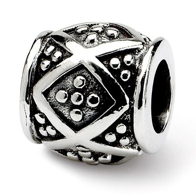 Dots Bali Bead - Sterling Silver QRS166, MPN: QRS166, 883957720074