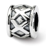 X Bali Bead - Sterling Silver QRS159, MPN: QRS159, 883957720005