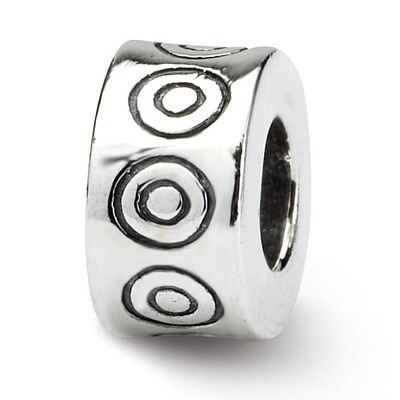 Circles Bali Bead - Sterling Silver QRS157, MPN: QRS157, 883957719986