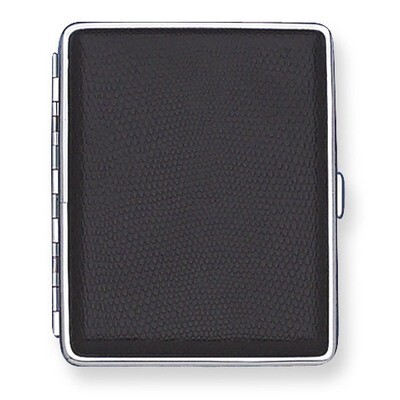 Black Lthr Lizard Texture (Holds 20-100mm) Cigarette Card Case GM4995, MPN: GM4995, 788089079550
