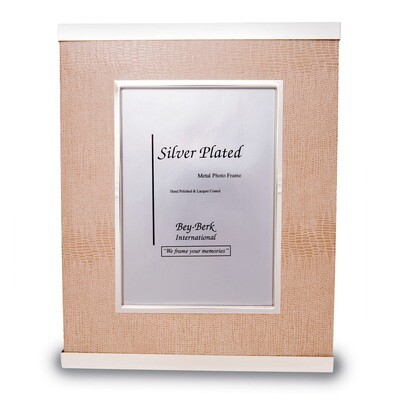 Lizard Design 5 x 7 Inch Photo Frame Silver-plated GM13407