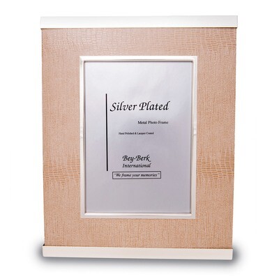Lizard Design 4 x 6 Inch Photo Frame Silver-plated GM13406