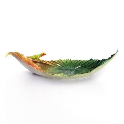 Franz Porcelain Rain Forest Little Dwellers Lizard Ornamental Candy Dish FZ01868, MPN: FZ01868, 810…