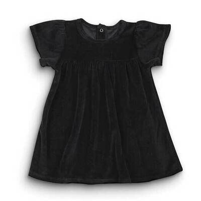 Girls Black Velour 6 to 12 Mnths Dress GM24395, MPN: GM24395,