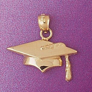 Dazzlers Jewelry Graduation Pendant Necklace Charm Bracelet in Yellow, White or Rose Gold 6455, MPN…