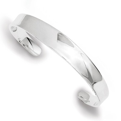 10mm Cuff Bangle Sterling Silver QB321, MPN: QB321, 886774105888