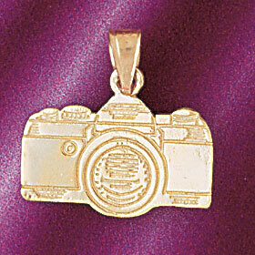 Dazzlers Jewelry Camera Pendant Necklace Charm Bracelet in Yellow, White or Rose Gold 6594, MPN: DZ…