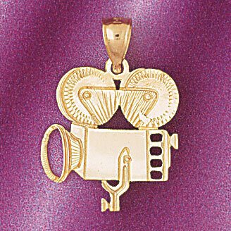 Dazzlers Jewelry Camera Pendant Necklace Charm Bracelet in Yellow, White or Rose Gold 6599, MPN: DZ…