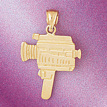 Dazzlers Jewelry Camera Pendant Necklace Charm Bracelet in Yellow, White or Rose Gold 6597, MPN: DZ…