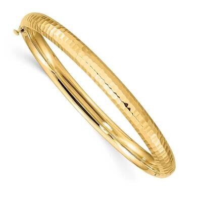 3/16 Hammered Children&#39;s Bangle 14k Gold DB690, MPN: DB690, 886774590271