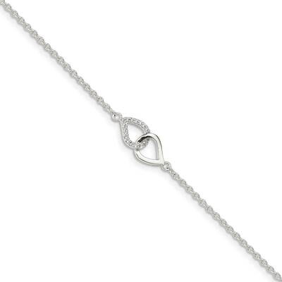 Bracelet Sterling Silver CZ Diamond QG4888-7, MPN: QG4888-7, 883957220390