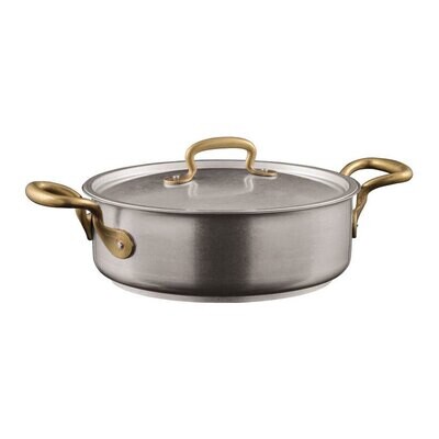 Sambonet 1965 Vintage Casserole Pot With Lid 2 Handles 51909-74, MPN: 51909-74,