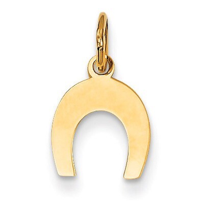 Horseshoe Charm 14k Gold K1758, MPN: K1758, 883957901435