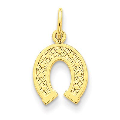 Horseshoe Charm 14k Gold C1738, MPN: C1738, 883957855950