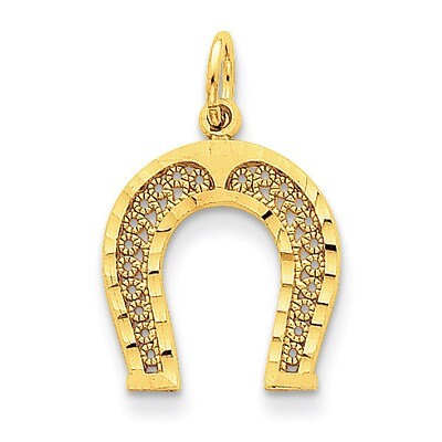 Horseshoe Charm 14k Gold C453, MPN: C453, 883957860527