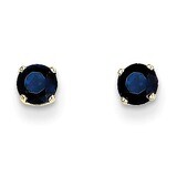 4mm September/Sapphire Post Earrings 14k Gold XBE57, MPN: XBE57, 883957087047