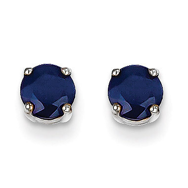 Sapphire Earrings 14k White Gold XE72WS-B, MPN: XE72WS-B, 883957339948