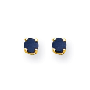 Sapphire Post Earrings 14k Gold XE71S-B, MPN: XE71S-B, 883957335827