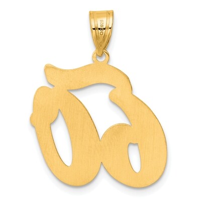 Script Number 60 Pendant 14k Gold Polished SCN60, MPN: SCN60, 196904078198