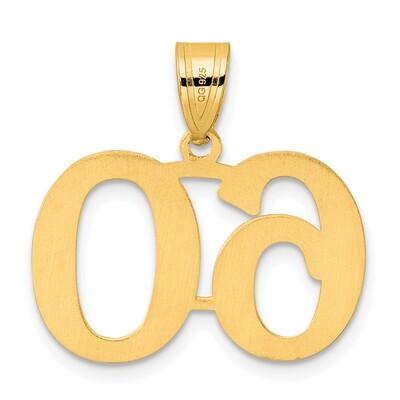 Number 60 Pendant 14k Gold Polished APN60, MPN: APN60, 196904079911
