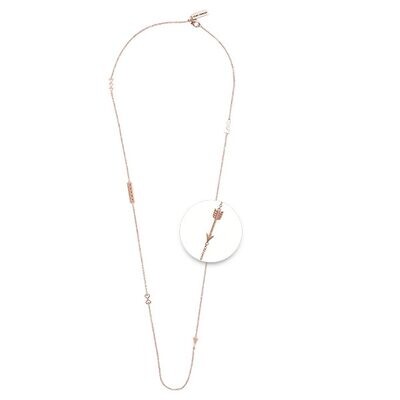 Nikki Lissoni Statement Rose Gold-plated Necklace 60 cm Compatible with Pendant N1031RG60, MPN: N10…
