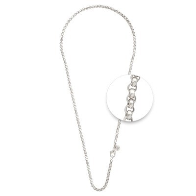 Nikki Lissoni Silver-Plated 3mm X 60cm 24in Chain N01S60, MPN: N01S60, 8718627463208