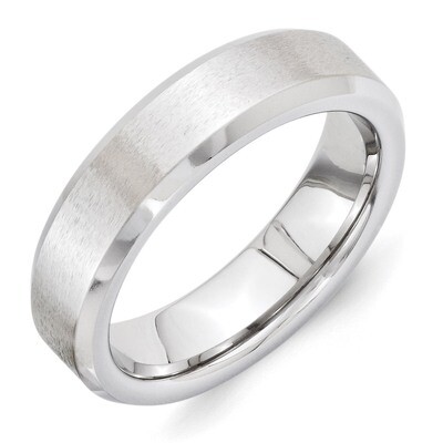 Grain Center Finish 6mm Beveled Edge Band Vitalium VB130-10