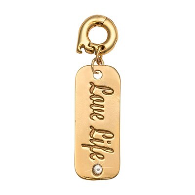Nikki Lissoni Love Life Charm Gold-Plated 25mm D1144GL, MPN: D1144GL, 8718819239277