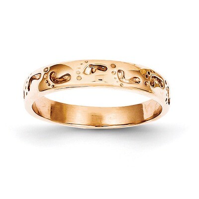 Footprints Ring 14k Rose Gold K1470, MPN: K1470, 886774097794