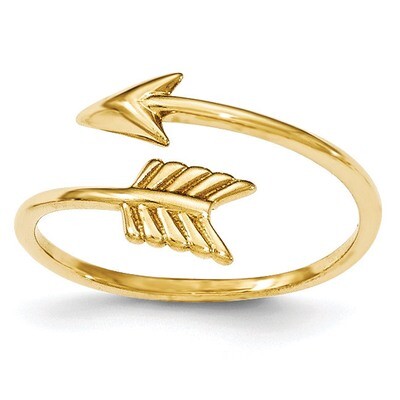 Adjustable Arrow Ring 14k Gold K5779, MPN: K5779, 886774367002