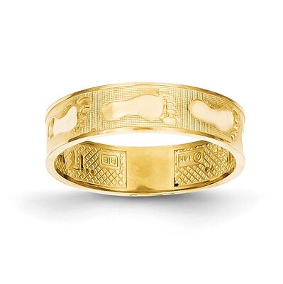 Footprints In The Sand Ring 14k Gold K3953, MPN: K3953, 191101180194