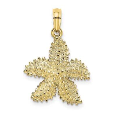 Beaded Starfish Charm 10k Gold 10K8067, MPN: 10K8067,