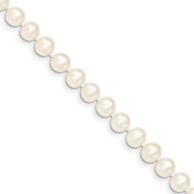 6-7mm White Cultured Near Round Pearl Bracelet 7.5 Inch 14k Gold WPN060-7.5, MPN: WPN060-7.5, 81547…