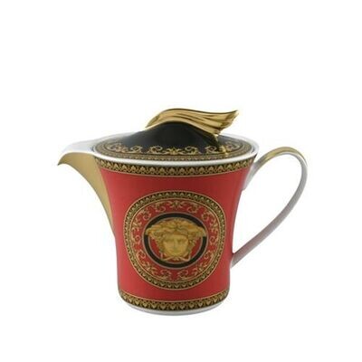 Versace Medusa Red Tea Pot 43 ounce, MPN: 19300-409605-14230, 790955093331