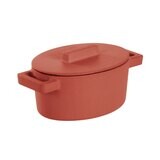 Sambonet TerraCotto Oval Casserole With Lid Paprika 51638P13, MPN: 51638P13,