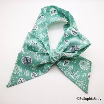 Baby Head Wrap, Green Baby Headwrap, Aqua Green Headband, Baby Turban, Toddler HeadWrap, Girls Head…