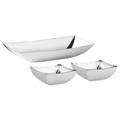 Sambonet Wedding Set Set 3 Bowls Linea Q 55530-LN, MPN: 55530-LN,