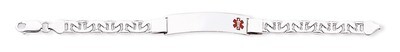 8 Inch Medical ID Anchor Link Bracelet Sterling Silver XSM30-8, MPN: XSM30-8, 883957273693