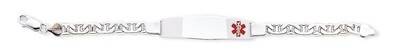 8 Inch Medical ID Anchor Link Bracelet Sterling Silver XSM26-8, MPN: XSM26-8, 883957273594