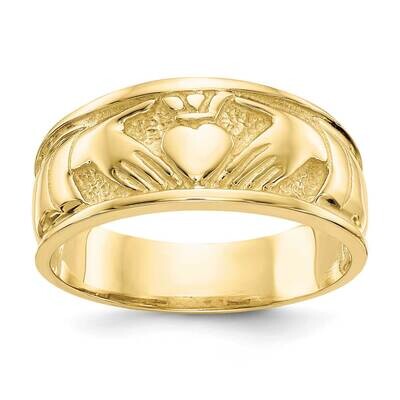 Claddagh Ring 10k Gold Polished 10K5118, MPN: 10K5118, 191101726088