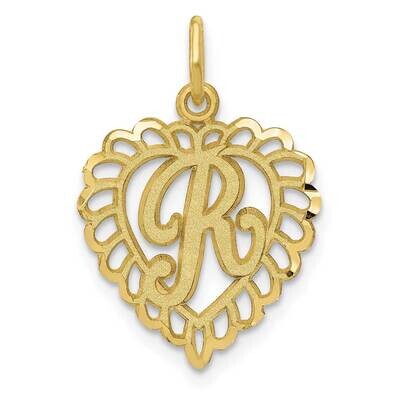 Initial R Charm 10k Gold 10C568R, MPN: 10C568R,