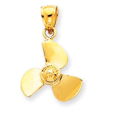 Propeller Pendant 14k Gold D3420, MPN: D3420, 883957146386