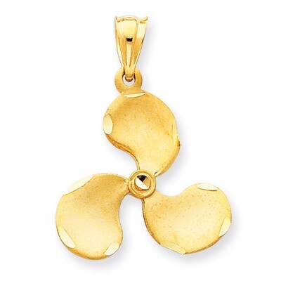 Propeller Pendant 14k Gold C1910, MPN: C1910, 883957856469