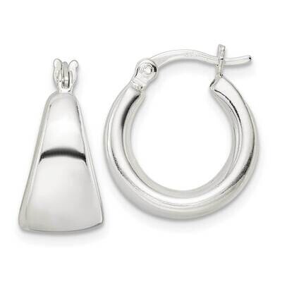 Hoop Earrings Sterling Silver Polished QE15937, MPN: QE15937, 196904152720