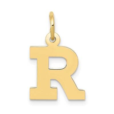 Block Initial R Charm 10k Gold Small 10YC664R, MPN: 10YC664R,