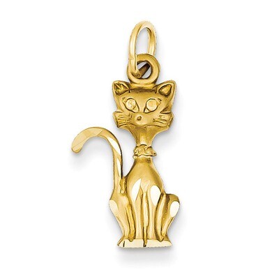 Tom Cat Charm 14k Gold C1133, MPN: C1133, 886774087283