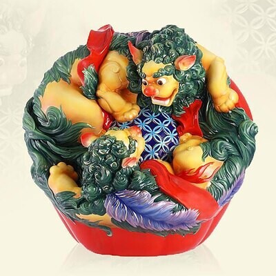 Franz Porcelain Heavenly Joy and Good Luck Vase With Wooden Base Limited Editon of 99 FZ02979, MPN:…