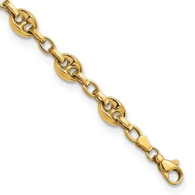 Fancy Link 7.75 Inch Bracelet 14k Gold Polished FB1937-7.75, MPN: FB1937-7.75, 883957957111