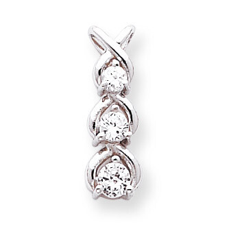 Diamond chain slide 14k White Gold XP683AA, MPN: XP683AA, 883957211046